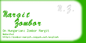 margit zombor business card